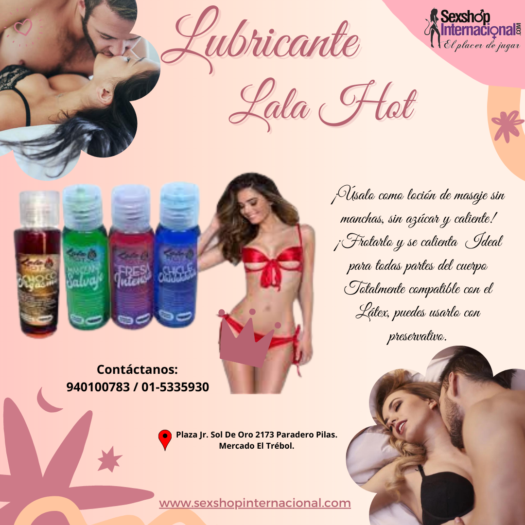 LUBRICANTE LALA HOT 3 EN 1 SEXSHOP